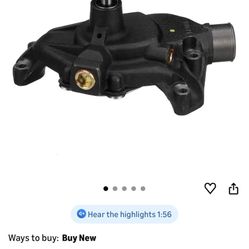 New Quicksilver 8M0113734 Water Pump for Mercury V6 and V8 MerCruiser Engines