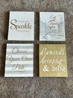 Girls Home decor- Lot 2