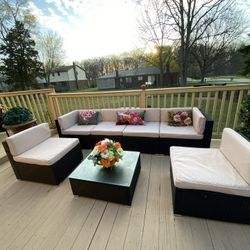 Very  Gorgeous Patio sectional Furniture