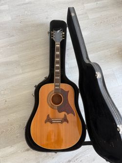 Vintage National Acoustic Guitar w/ Hard Case – Late 1960s (1968–69?)