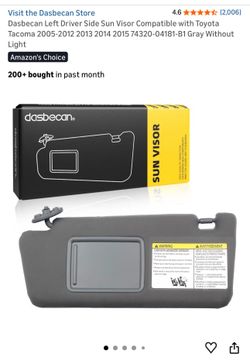 Toyota Tacoma Sun Visor