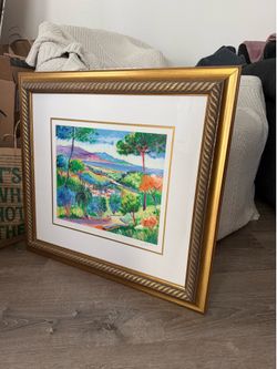 Vintage Museum Painting original
