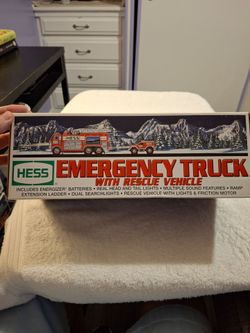 Hess Emergency Truck with Rescue Vehicle
