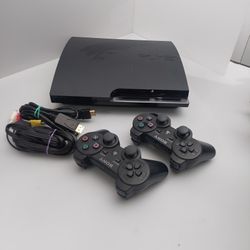 Ps3 With Two Controllers 