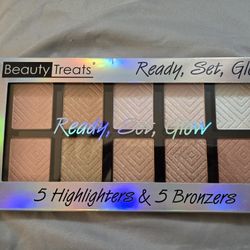Highlighter And Bronzer Makeup Set 