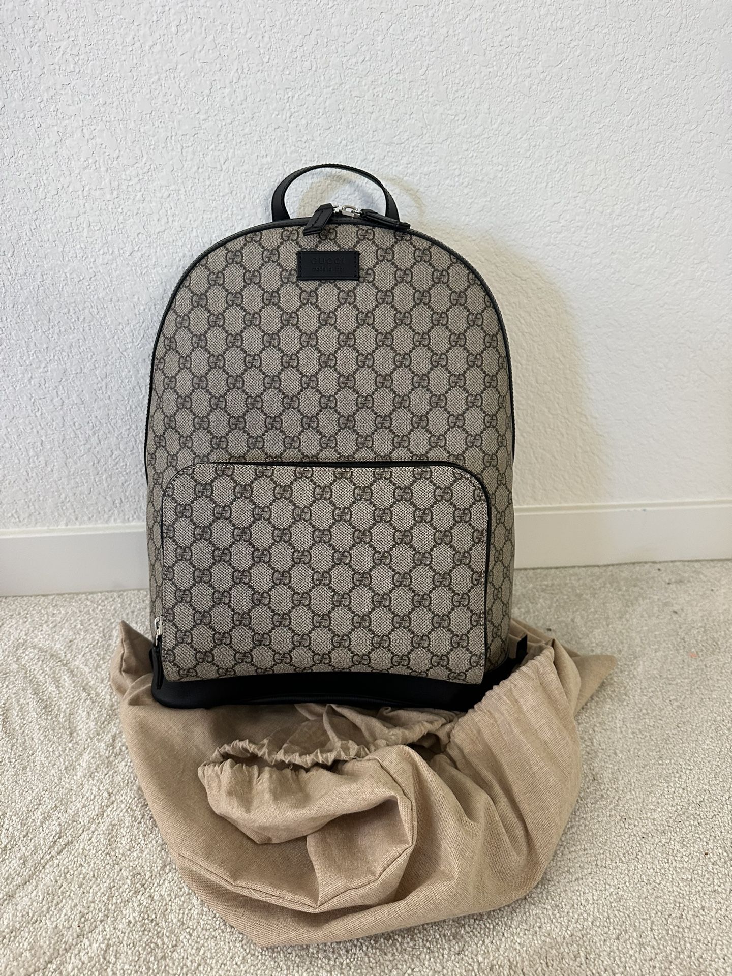Gucci GG Supreme Monogram Backpack
