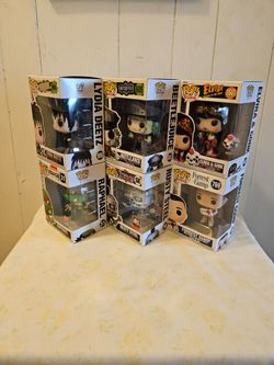 Funko Pops New In Box $10 Each, Funko Bobble Heads 2014 Buddy Elf 2013 Anchorman Ron Burgundy Play Phrases Batteries Not Included $20 Each