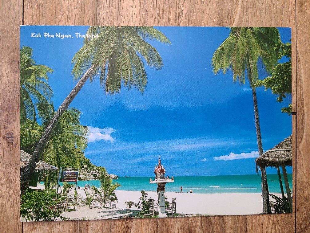 Postcard: Haad Rin Beach, Koh Pha-Ngan, Thailand