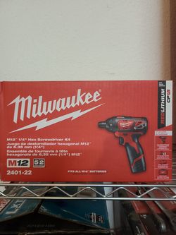 Milwaukee m12 hex screwdriver kit