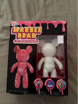 new marble bear DIY marble pouring kit