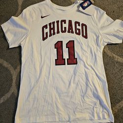 Nike Men’s Chicago Bulls Demar Derozan White Name & Number T-Shirt Size Large L