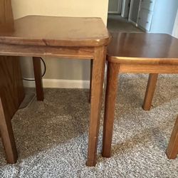 Wooden Nesting Tables