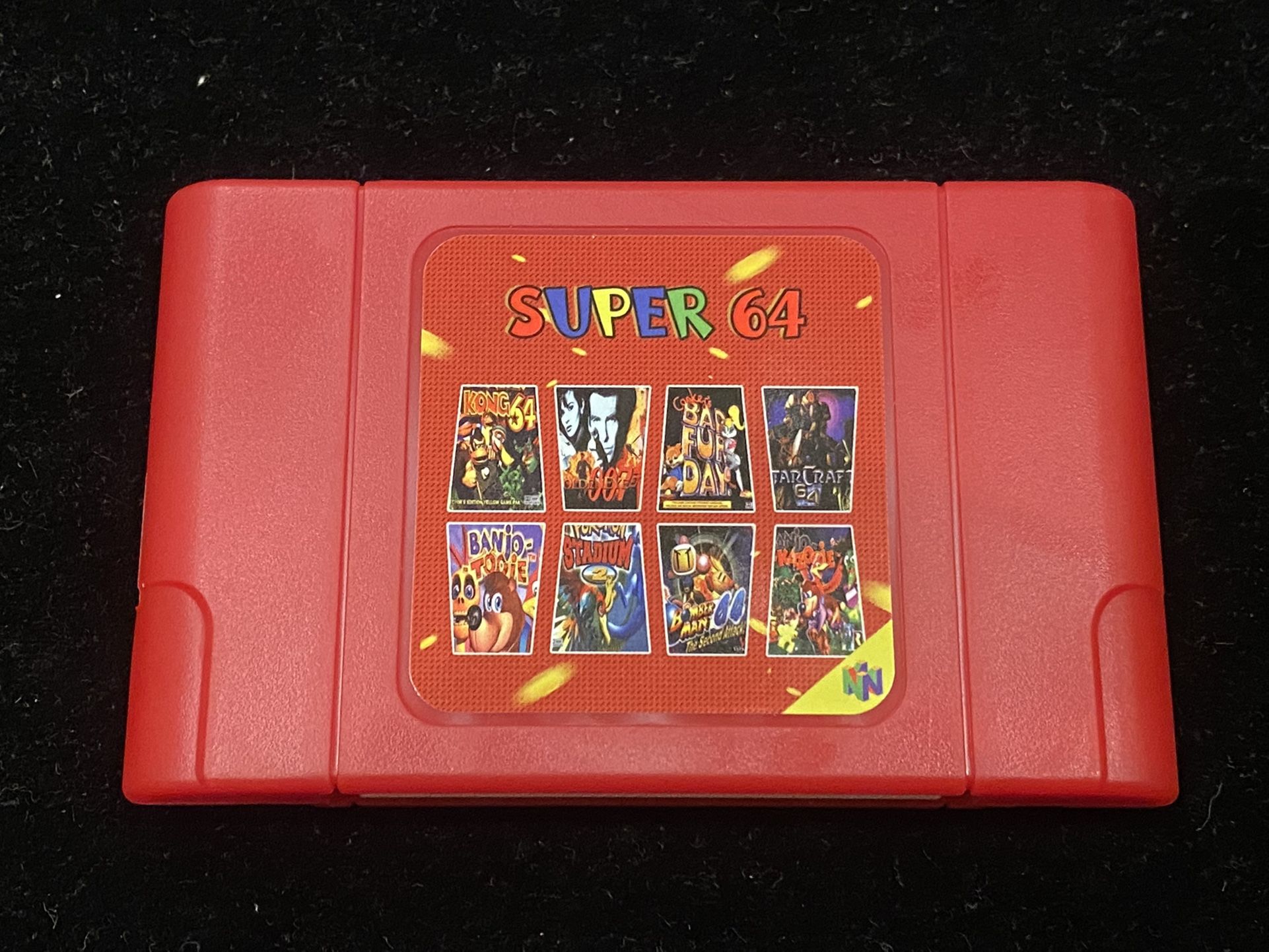 Super 64 Retro Game Card 340 in Game Cartridge for Nintendo 64
