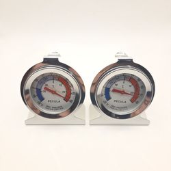 New 2 Pack Refrigerator Thermometer -30~30C/-20~80F