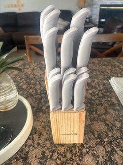 Farberware Knife Set with Wood Block