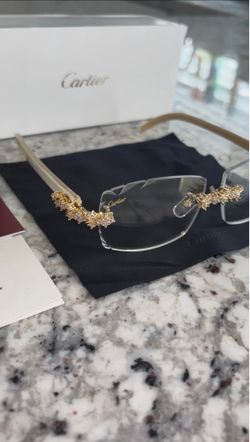 Cartier buffs with diamonds