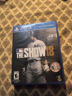 PlayStation 4 MLB THE SHOW 18.....$15
