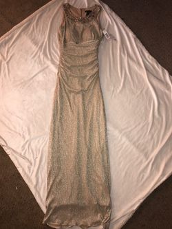 Gold dress