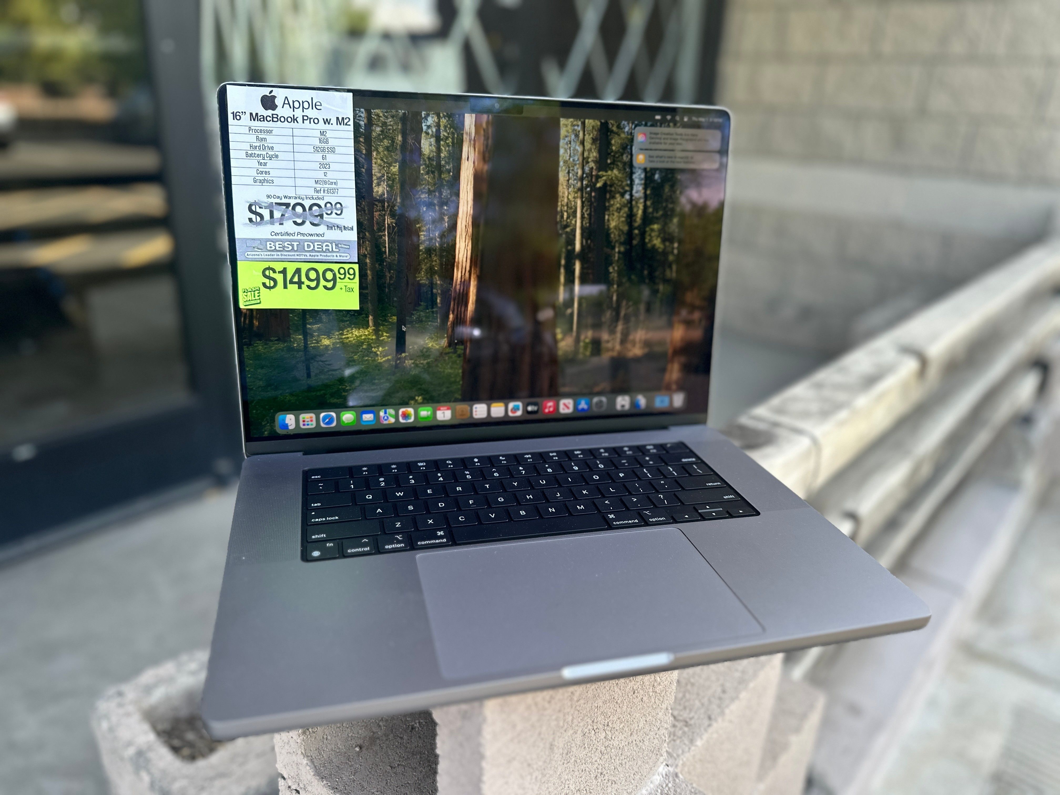 LABOR DAY DEALS!!! 16" MacBook Pro Retina M2 Pro 12-Core CPU, 19-Core GPU, 16GB Ram, 512GB SSD 2023