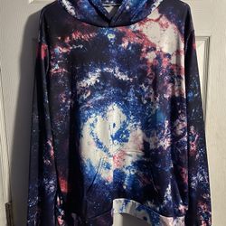 Lightweight Galaxy Hoodie Size Large