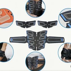 Abdominal Muscle Trainer - USB Rechargeable, Home Fitness Equipment, Fitness Belt for Abdominal Massage Training, Muscle Massager with Abdominal Train