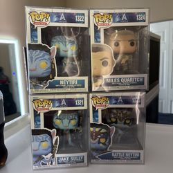 Funko Pop! Avatar: #1321 #1322 #1323 #1324 Complete Set of 4 Battle Neytiri