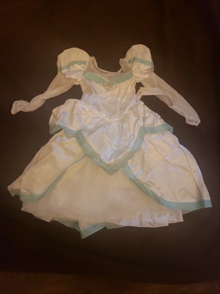 Disney Store Ariel Little Mermaid Wedding Dress. New
