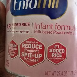 Enfamil AR with rice big big can 27.4 oz