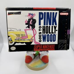 Pink Goes To Hollywood For Nintendo SNES