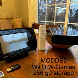 M0dded Nintendo Wii U Console Over 1000 Games