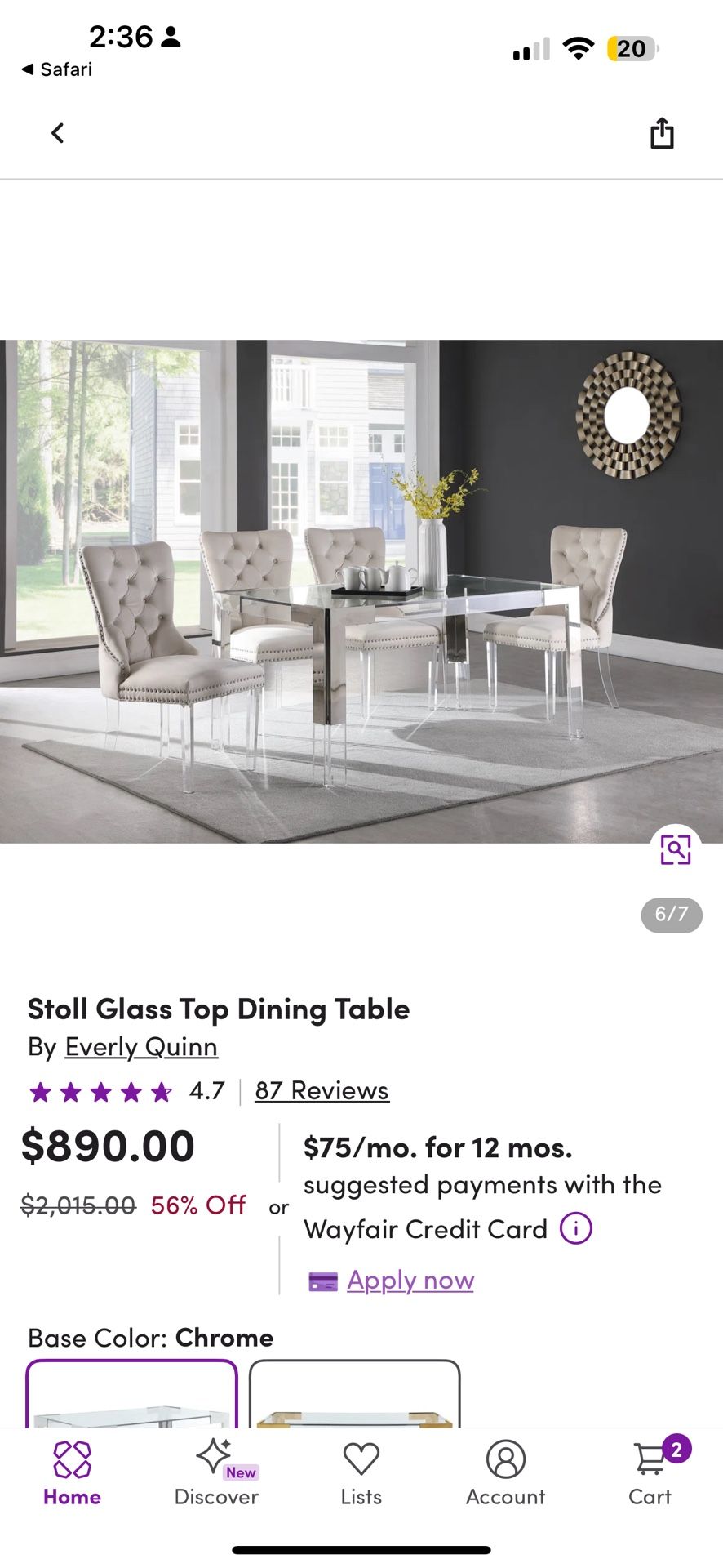 Everly Quinn Dining Table Set With Chairs Included