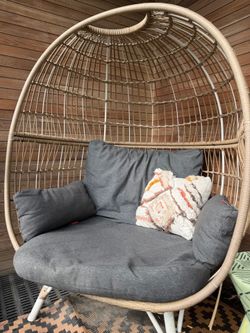 Target Opalhouse Southport Egg Chair with Stand + Cushions