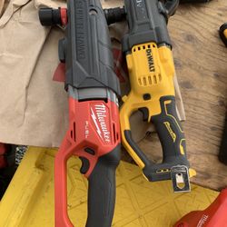 Milwaukee Super HAWG And Dewalt Drill