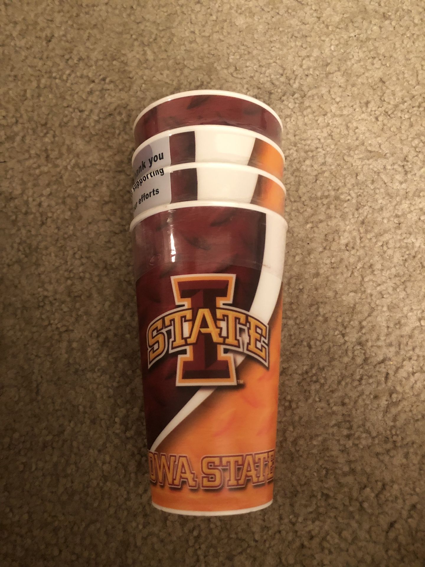 Brand new✨ Iowa State 3D dishwasher safe cup!!