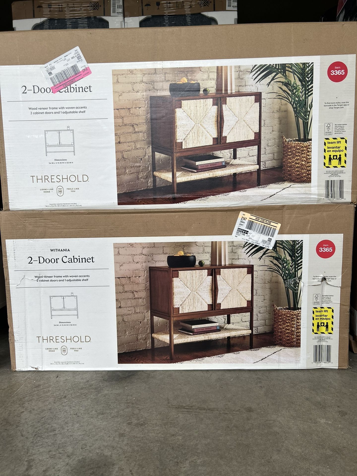 Withania 2 Door Cabinet - Threshold