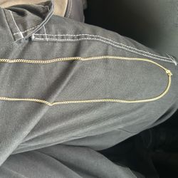 24” 18k curb chain