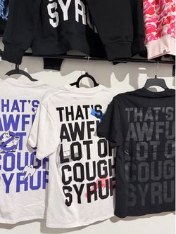 Cough syrup shirts