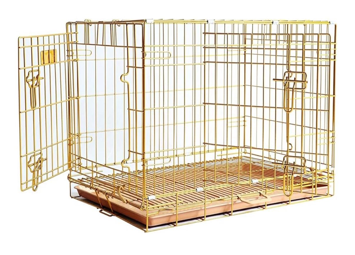 Gold Pet Cage
