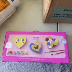 3pk Paint-Wood Hearts Kit - Mondo Llama™