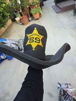 Sheriff Large Halloween Hat