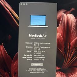 mac book air 2020