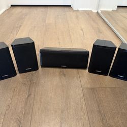 4Yamaha NS-B40 and 1 Yamaha NS-C40. For Surround Sound or Stereo.