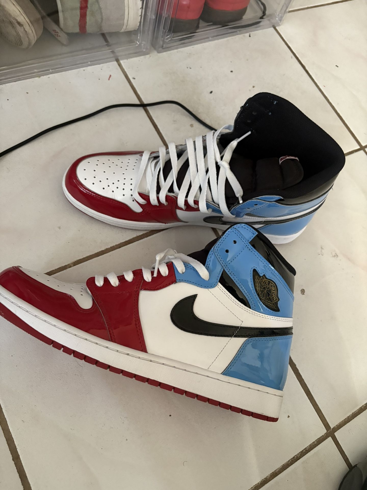 Jordan 1 Retro High Fearless UNC Chicago Size 14