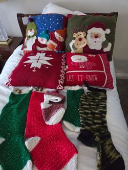 FREE Christmas pillows, stocking, more