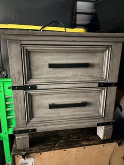 Night stand with charging ports