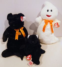 Retired Ty Beanie Buddies--Halloween Bundle $15 each
