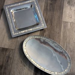 2 Towle Silversmiths Platters