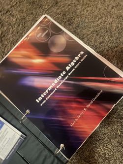 Intermediate Algebra College Textbook