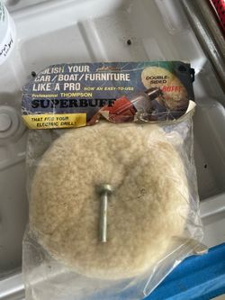 Thompsons polishing pad for autos & boats