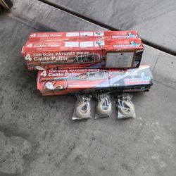 3 - 4 Ton Dual Ratchet Cable Pullers
